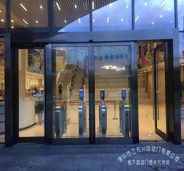 有框玻璃自动门解决方案-极悦娱乐为香港中文（深圳）大学量身定制